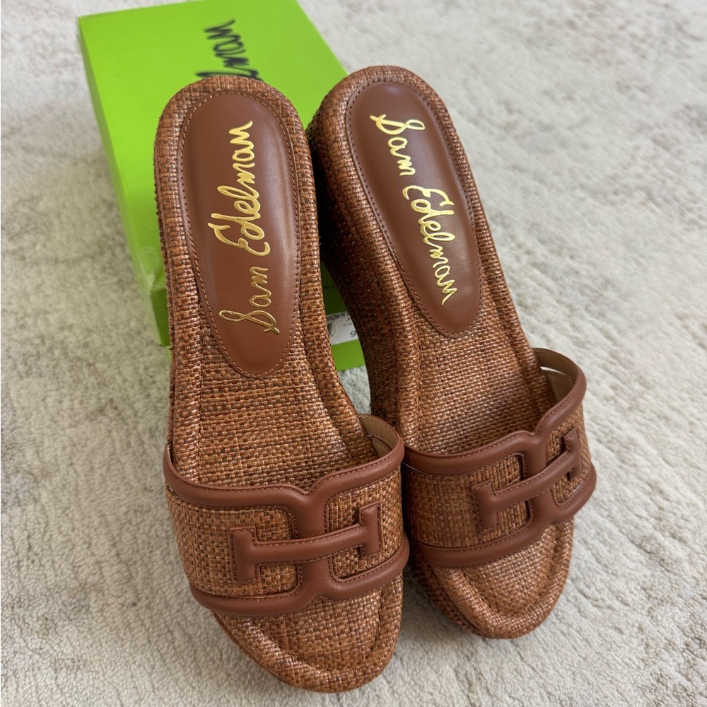 Sam Edelman Women's Pauleena Wedge Sandals sz 9.5
